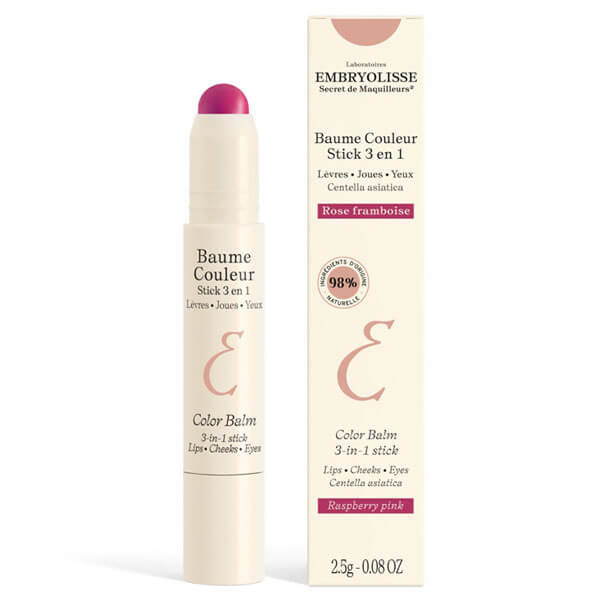Embryolisse Color Balm 3-in-1 Tinted Lip Stick Raspberry Pink 2.5g