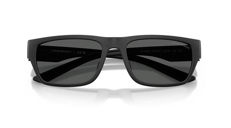 Emporio Armani 0EA4267U Classic Black Men's Sunglasses 57mm