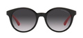Emporio Armani 4185 5017/8G Black Square Sunglasses