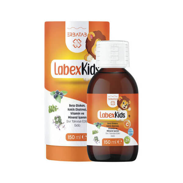 Erbatab Labex Kids Multivitamin Syrup for Daily Support 150 ml