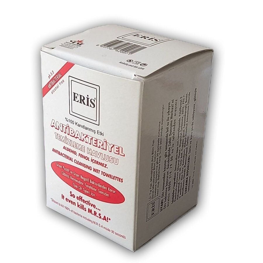 Eris Cleansing Hand and Skin Wipes Alcohol-Free 10 Count