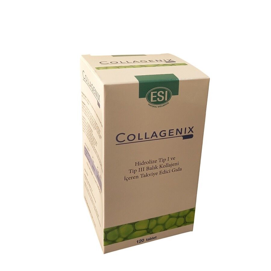 Esi Collagenix Hydrolyzed Type I & III Marine Collagen 120 Tablets