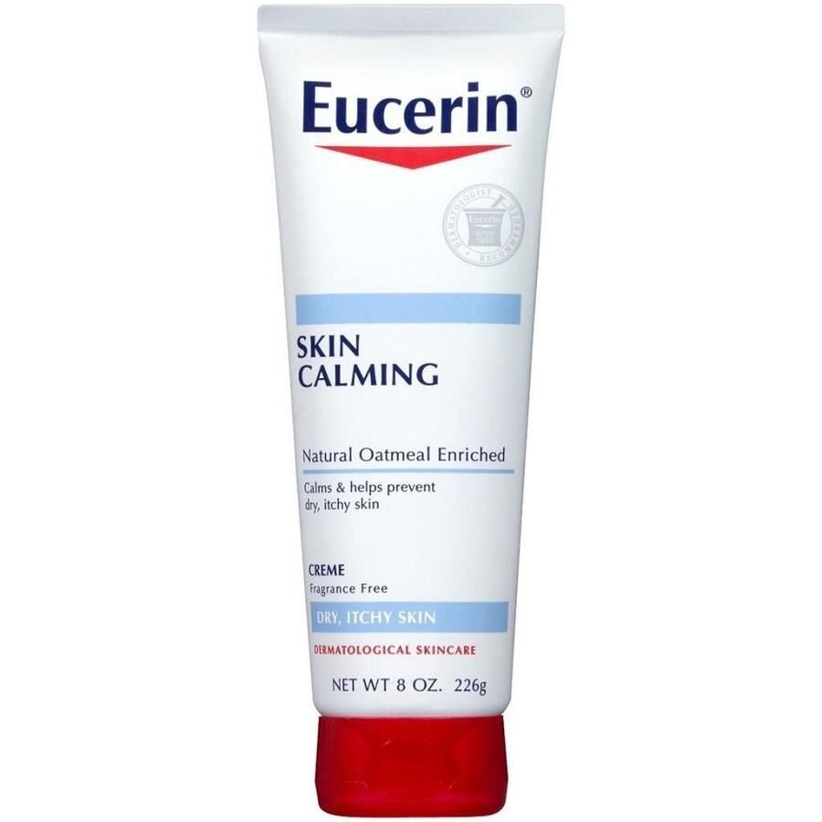 Eucerin Calming Creme Daily Moisturizer for Sensitive Skin 8 oz