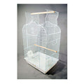 Eurogold Open Roof Parrot Cage White 47x36x70 cm