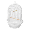 Eurogold Round Salon Bird Cage White Modern Design 42x77 cm