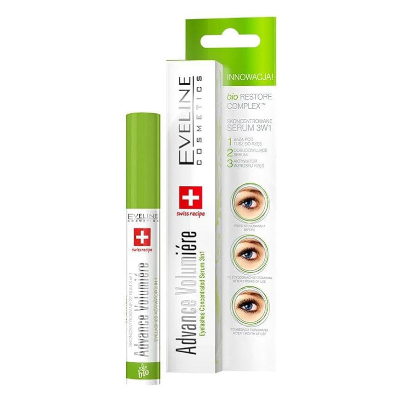 Eveline Cosmetics Eyelashes Concentrated Serum 3-in-1 10 ml