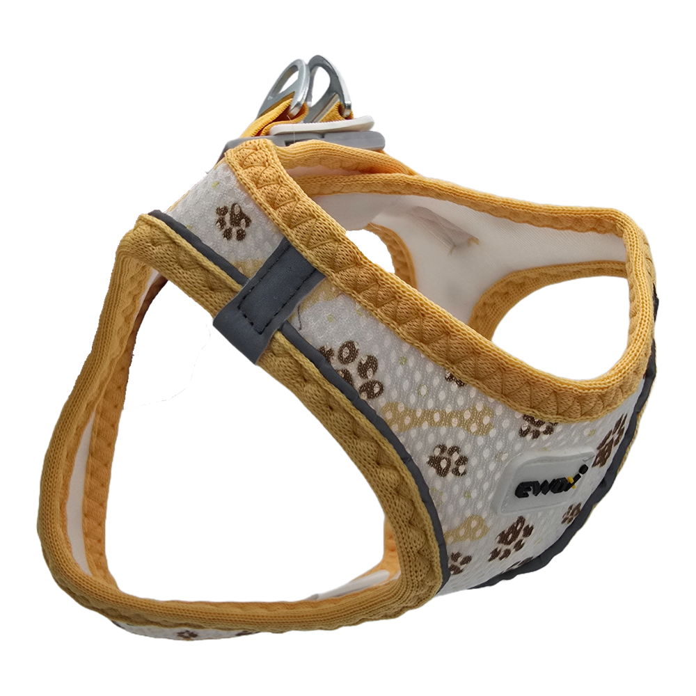 Ewox Air Mesh Bone Pattern Dog Harness Lightweight 3XS