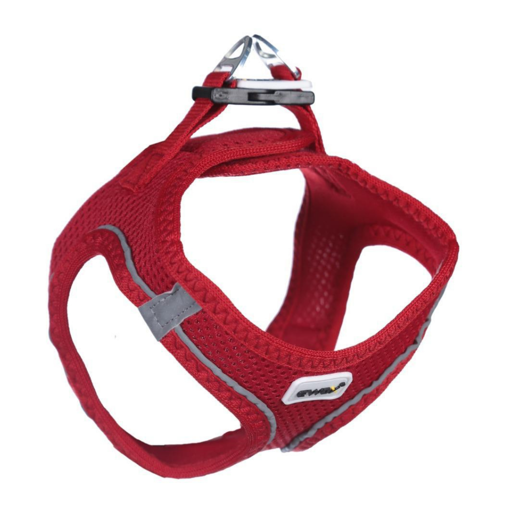 Ewox Air Mesh Red Dog Harness Breathable Safety Design 3XS