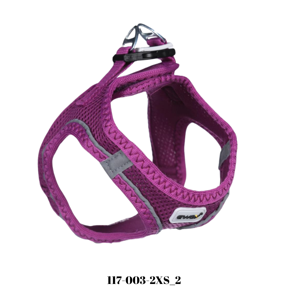 Ewox Air Mesh Purple Dog Harness Breathable Comfort 3XS