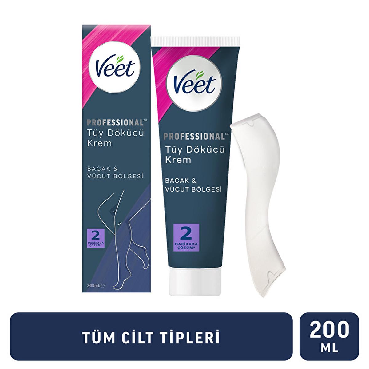 Veet Hair Removal Cream: Silky Smooth Skin, Lasting Hydration, & Fresh Scent - Effective Depilatory Cream for Legs & Body