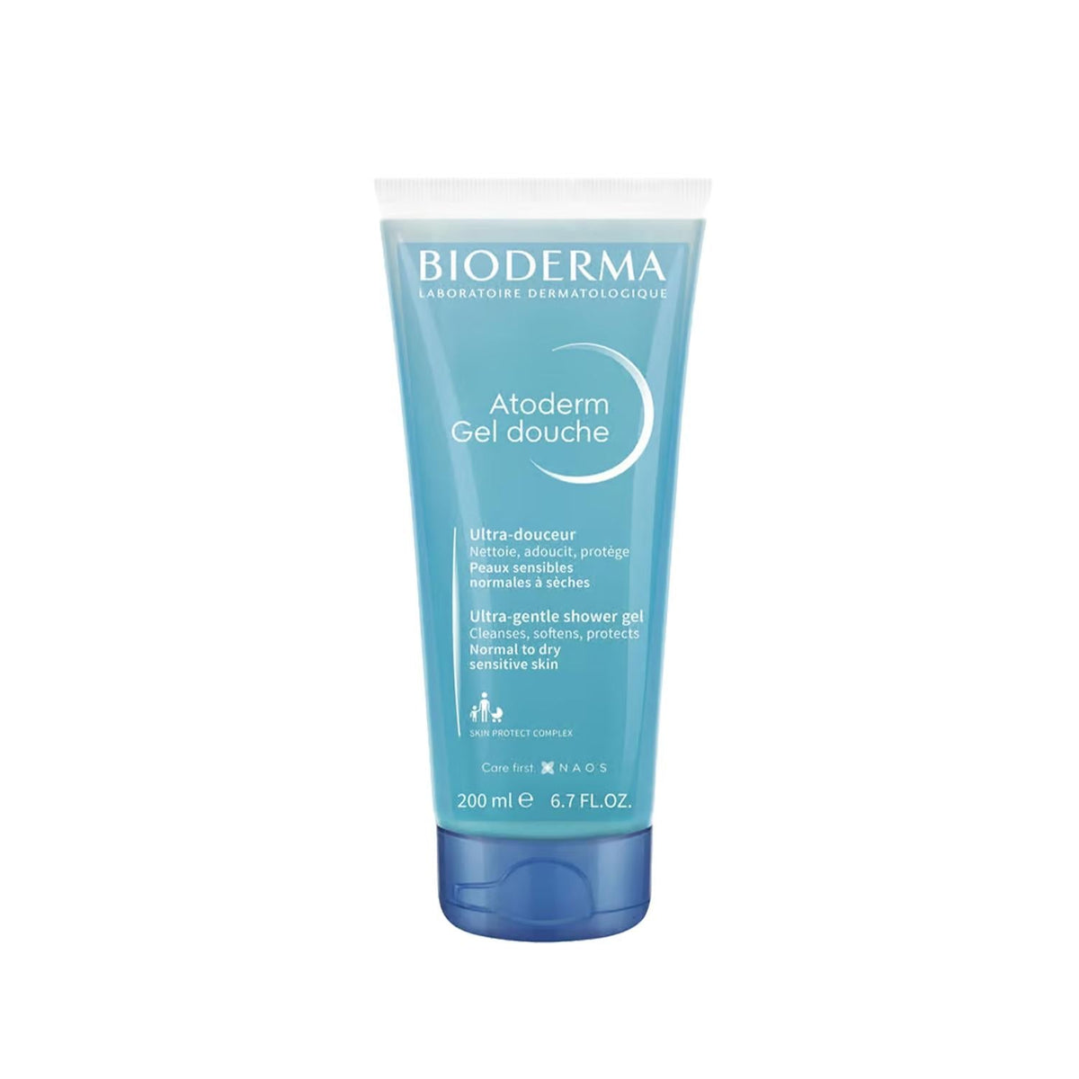 Bioderma Atoderm Shower Gel for Dry & Very Dry Skin - Gentle, Moisturizing Body Wash, 3.38 fl oz