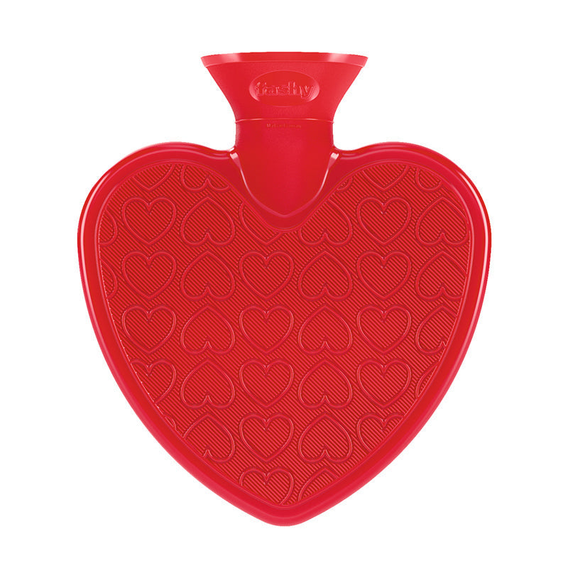 Fashy Heart Shaped Hot Water Bottle Odorless Design 0.7L
