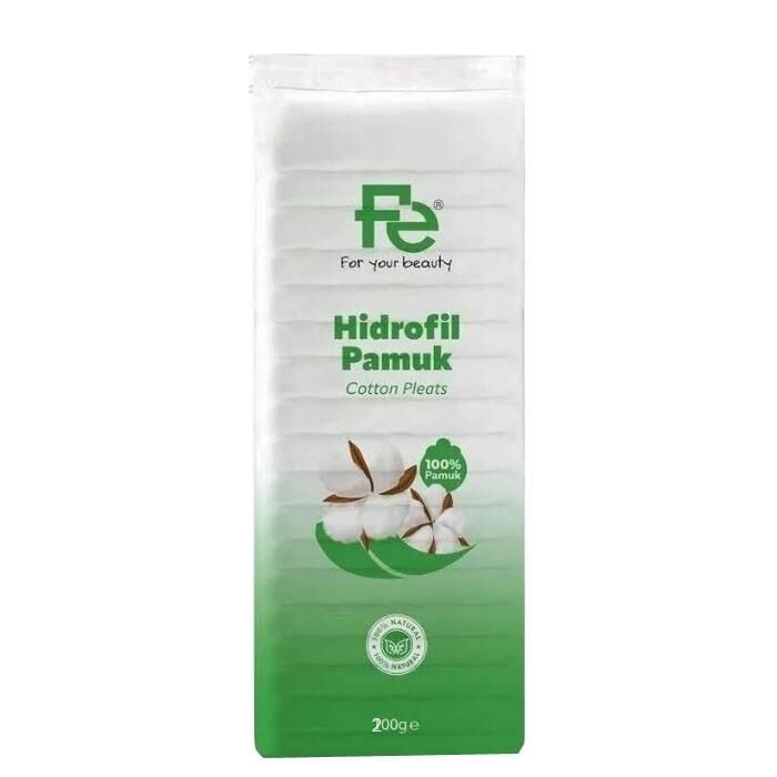 Fe Absorbent Cotton Wool for Gentle Skin Care 200g