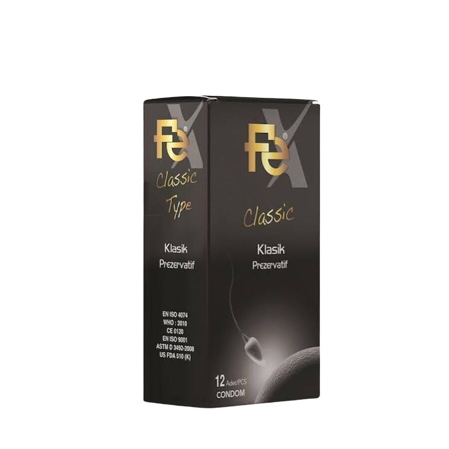Fe Classic Condoms Natural Feel Protection 12 Count