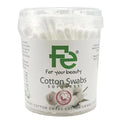 Fe 100% Pure Cotton Swabs Soft & Gentle Daily Care 100 Count