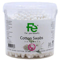 Fe Cotton Swabs 100% Pure Cotton for Daily Care 200 Count