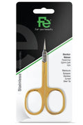 Fe Manicure Scissors with Curved Steel Tip for Cuticles