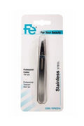 Fe Professional Slant Tip Tweezers for Precise Grooming 1 pc