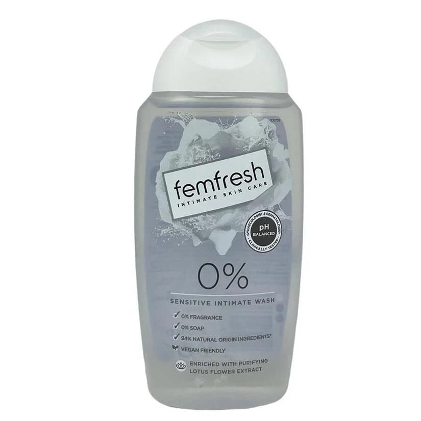 Femfresh Sensitive Intimate Wash Fragrance-Free Cleanser 250ml