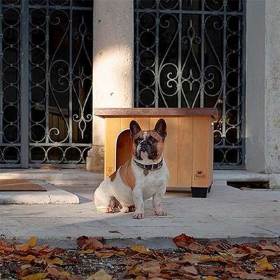 Ferplast Baita 60 Wooden Dog Kennel Weatherproof Shelter 73.5cm