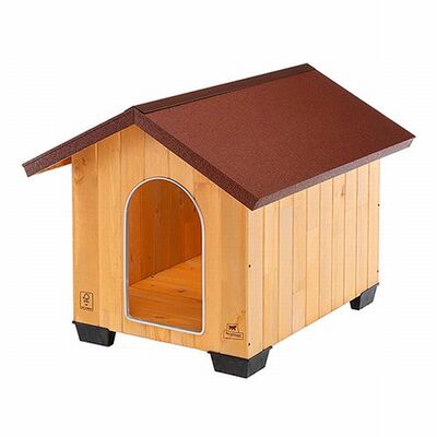 Ferplast Domus Large Wooden Dog House Weatherproof Pine 81x101x78cm
