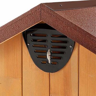 Ferplast Domus Wooden Dog Kennel Weatherproof Small