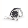Flexi Comfort Plus Retractable Tape Dog Leash Anthracite S 5m