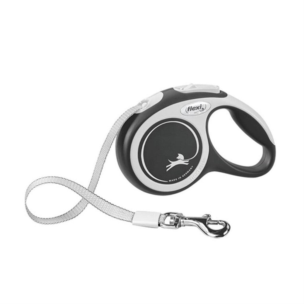 Flexi New Comfort Retractable Tape Leash Black XS 3m