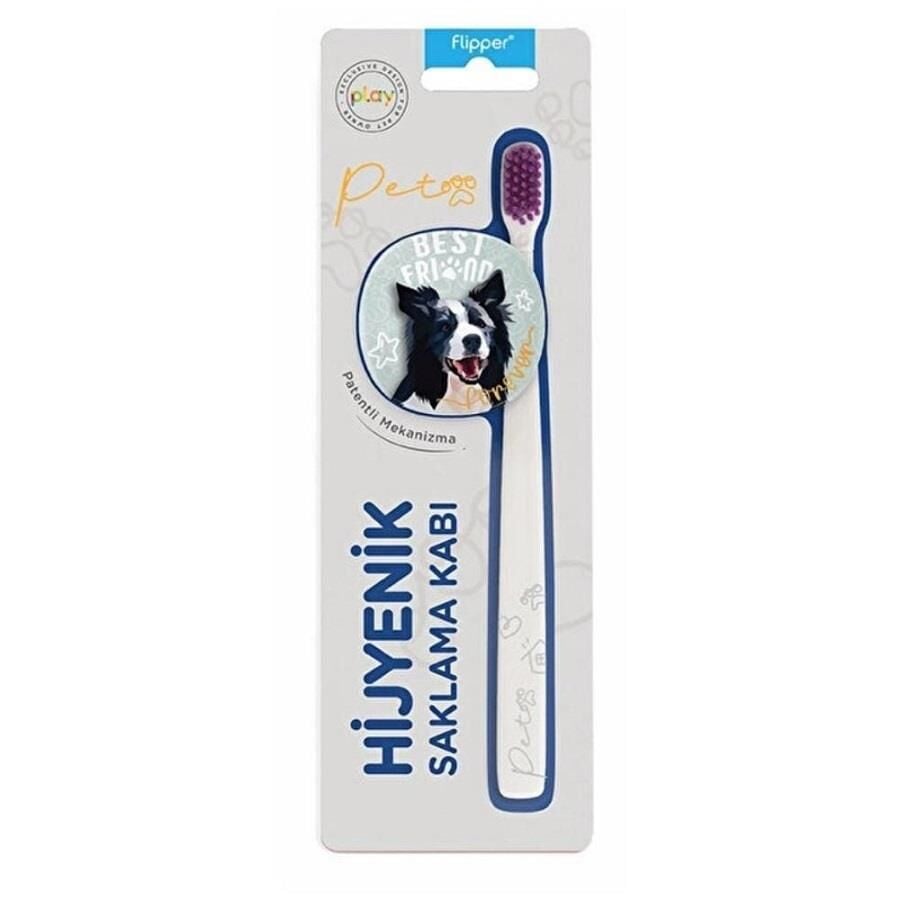 Flipper Toothbrush Storage Case & Brush Set for Travel