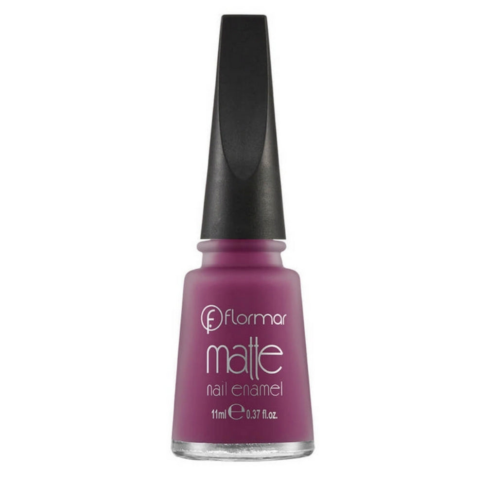 Flormar Matte Nail Enamel M10 Extreme Grape Matte Finish 11ml