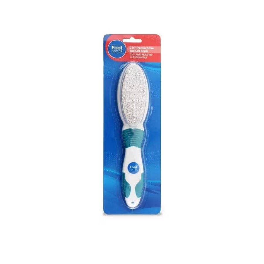 Foot Doctor 2-in-1 Pumice Stone and Soft Brush Tool