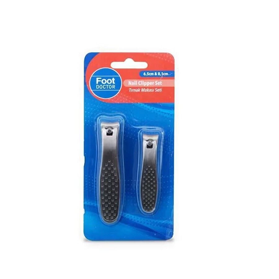 Foot Doctor Nail Clipper Set for Precise Grooming 2pc