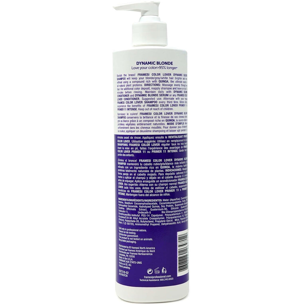 Framesi Color Lover Dynamic Blonde Purple Sulfate-Free Hair Conditioner