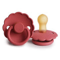 Frigg Daisy Rubber Pacifier Scarlet 0-6 Months