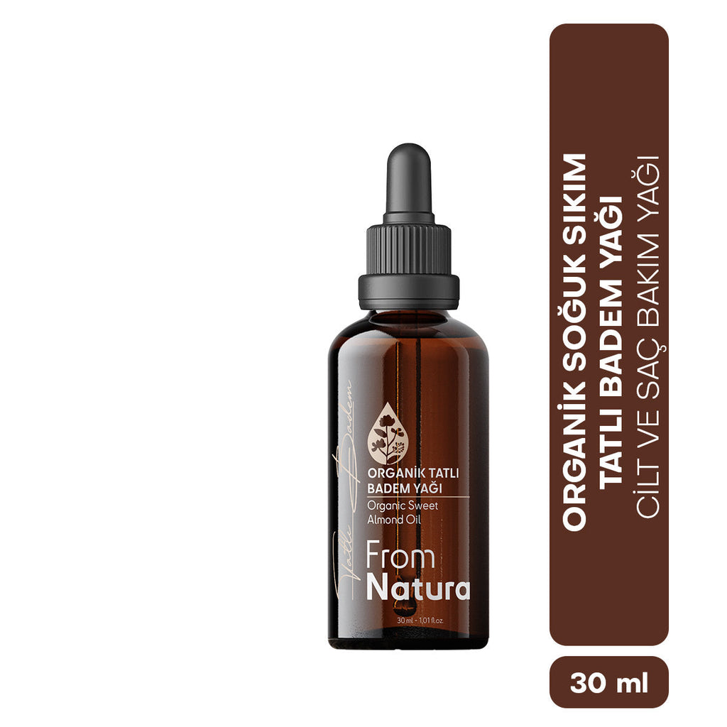 From Natura Organic Cold Pressed Sweet Almond Oil 30 ml