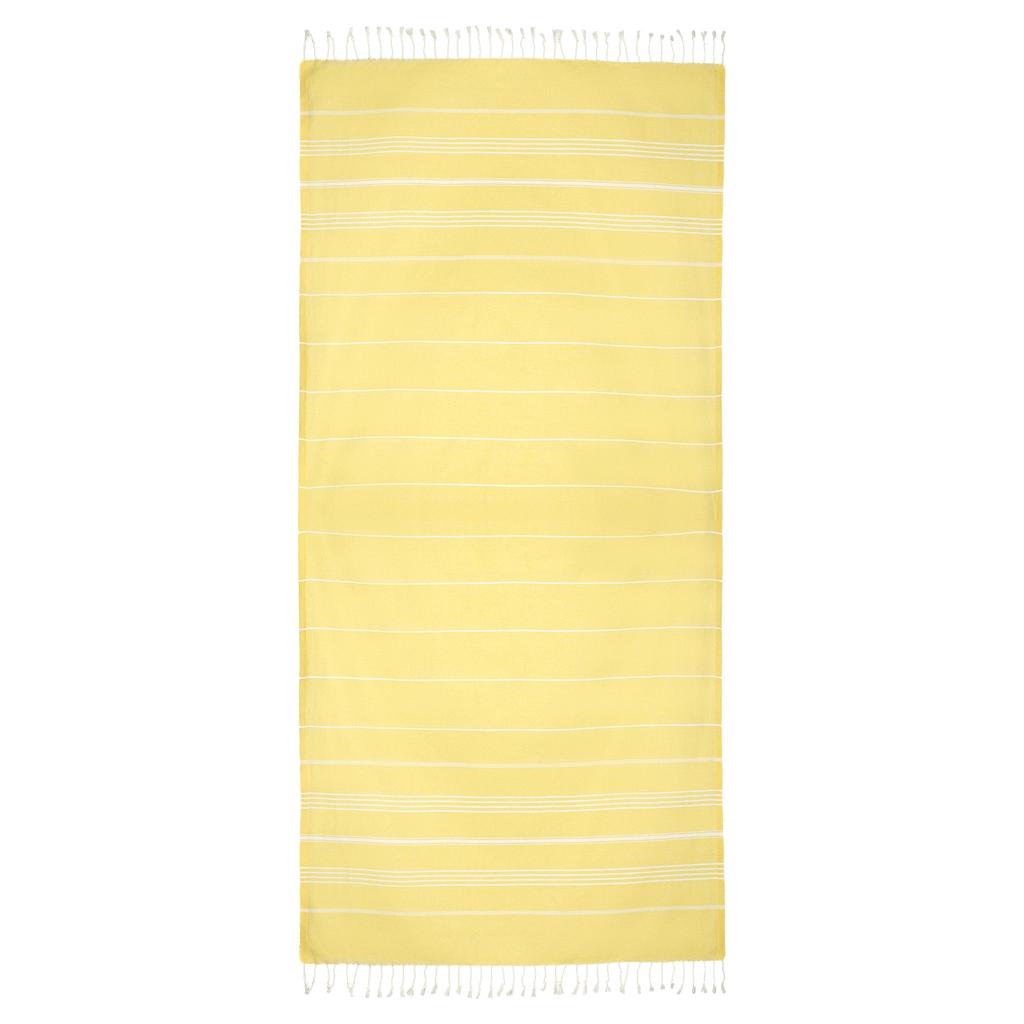 Eklips Pestemal Yellow Cotton Bath & Beach Towel