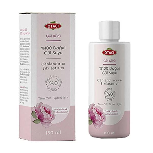 Otacõ Natural Rose Water Toner - 100% Organic Skincare for Sensitive Skin, Dermatologically Tested - 5.07 fl oz