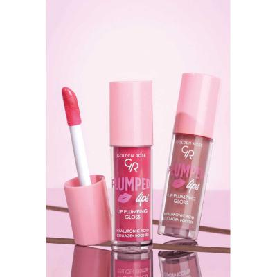 Golden Rose Lip Plumping Gloss - Moisturizing, Plumping Effect with Natural Ingredients