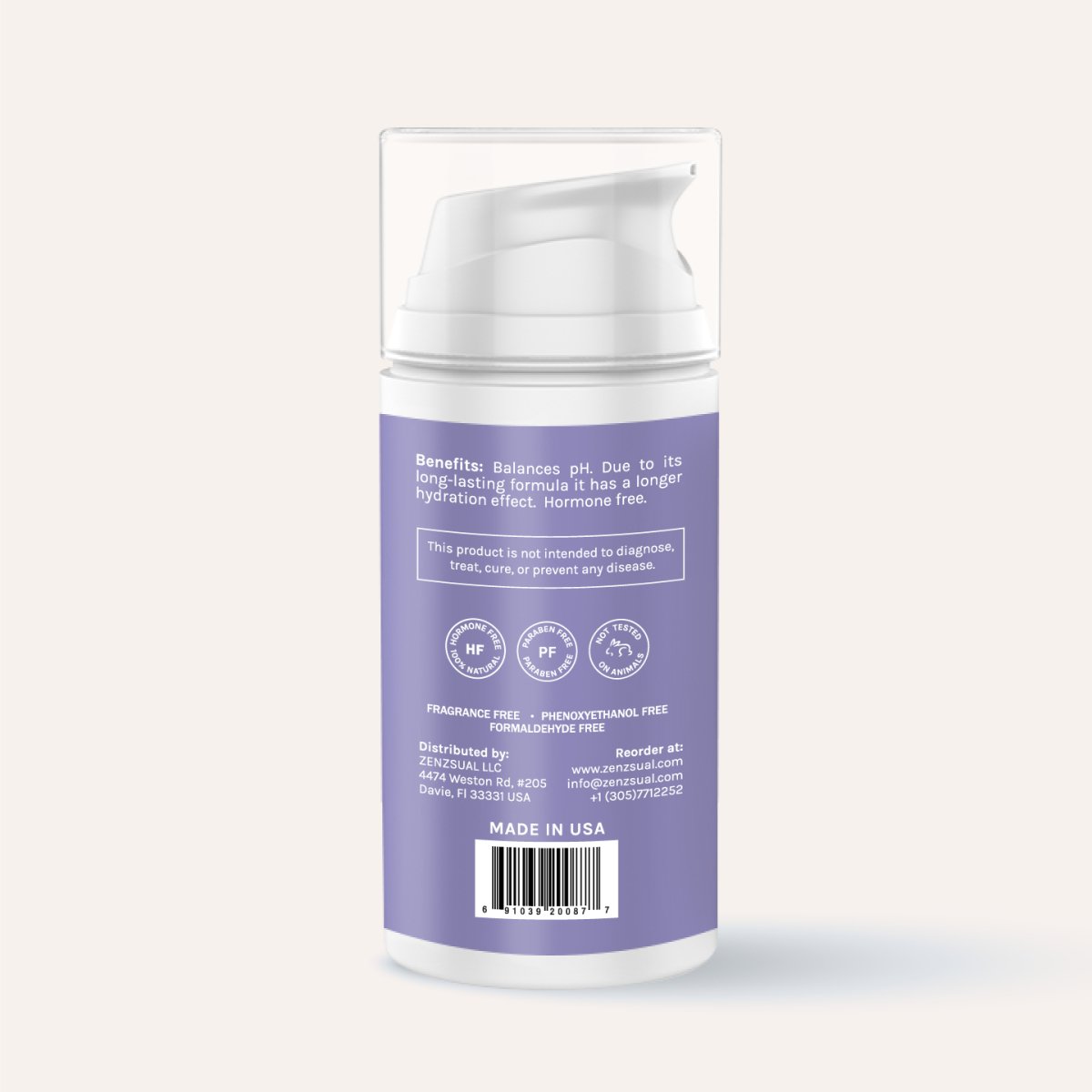 Gel Hidratante femenino LONG LASTING con ácido hialurónico (x3)