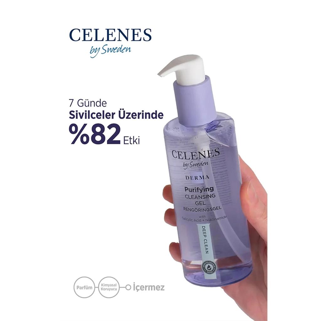 Celenes Derma Face Yıkama Gel Acne Anti- 250 ml