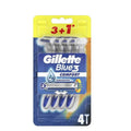 Gillette Blue3 Comfort Disposable Razors for Smooth Shave 4 Pack