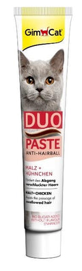 GimCat Anti-Hairball Duo Paste Chicken & Malt 50g