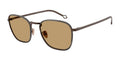 Giorgio Armani Men's Brown Lens Metal Sunglasses 54mm