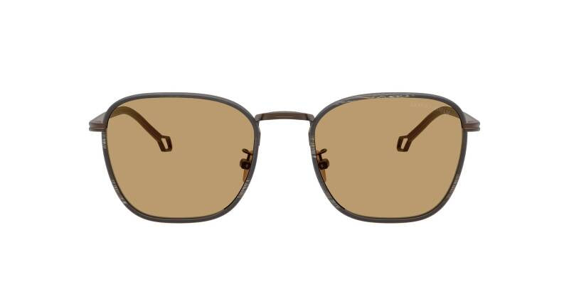 Giorgio Armani Men's Brown Lens Metal Sunglasses 54mm