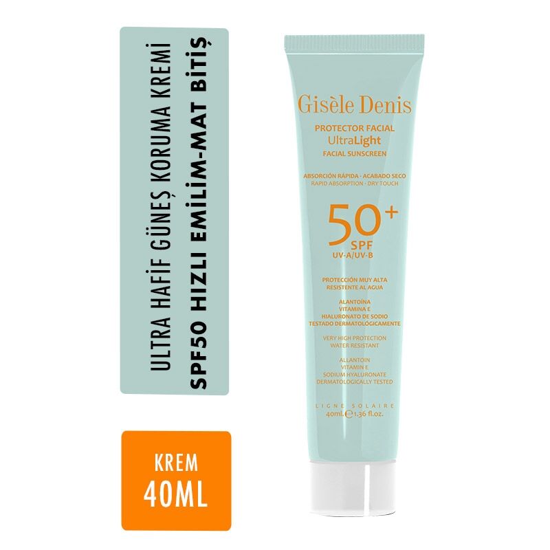Gisele Denis Ultra Light Sunscreen Face Cream SPF 50 40 ml