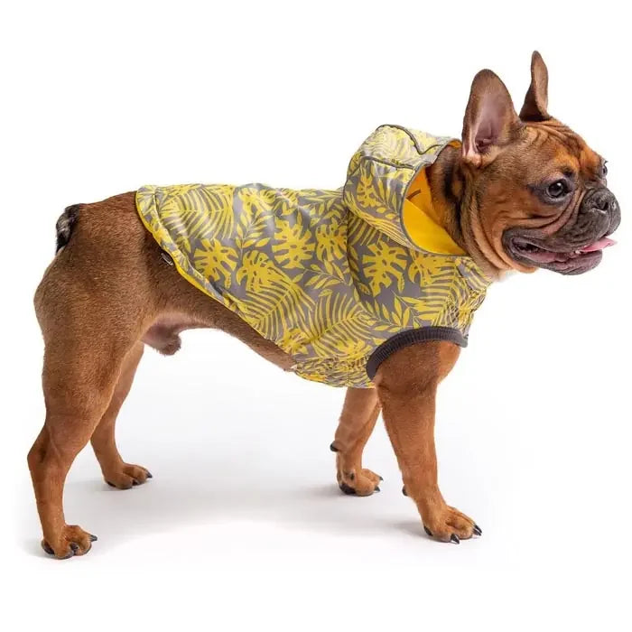 GF Pet Reversible Waterproof Dog Raincoat for All Weather
