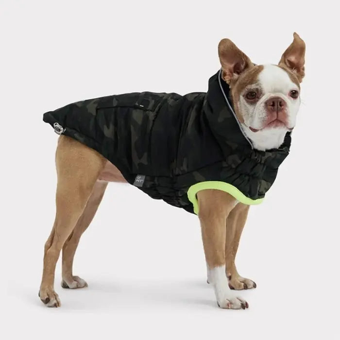 GF Pet Camouflage Dog Coat Weatherproof Recycled Fabric