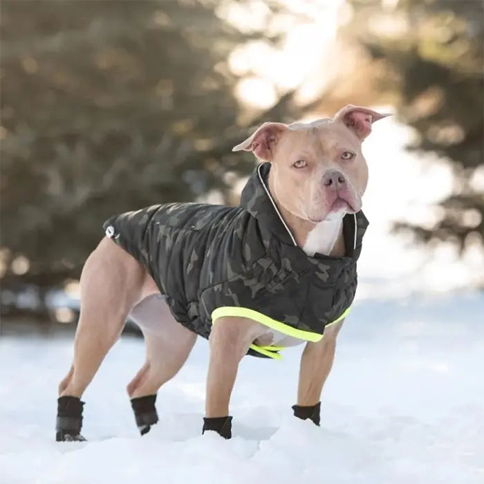 GF Pet Camouflage Dog Coat Weatherproof Recycled Fabric