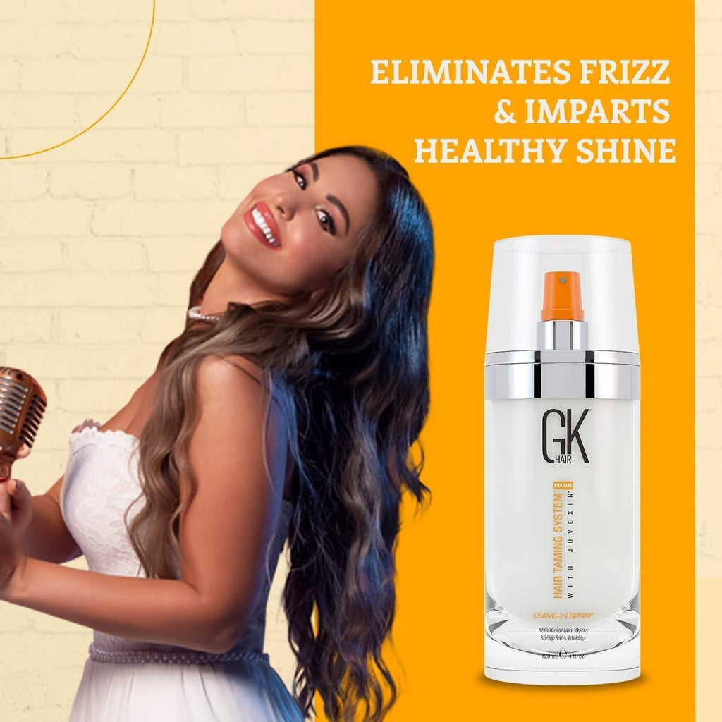 GK Hair Global Keratin Leave-In Conditioner Hair Spray, 4 fl oz