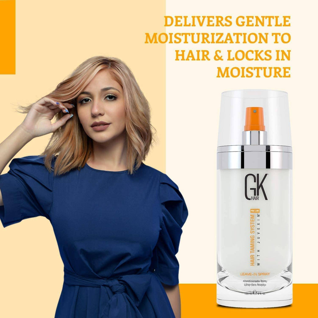 GK Hair Global Keratin Leave-In Conditioner Hair Spray, 4 fl oz